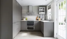 10 طرح آشپزخانه مدرن به شکل U با تصاویر در سال 2021