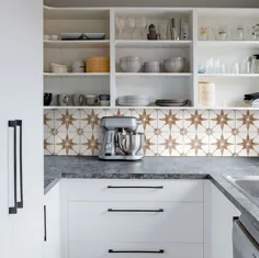 کاشی قهوه ای Astra Backsplash Decals آشپزخانه دیوار تزئینی |  اتسی