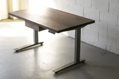 میز ایستاده قابل تنظیم ارتفاع // پایه 'Jarvis ((توسط Fully.com) // کشوی بسته شونده نرم - مبلمان Mez Works |  دریاچه تاهو و منطقه خلیج SF