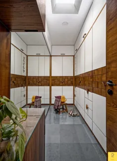 Duplex Penthouse زمینی خاص را به فضا وام می دهد |  Vishwa Design Studio - دفتر خاطرات معماران