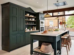 آشپزخانه های سبز تیره: 20 ایده جالب برای کسانی که بیش از حد سبز را دوست دارند!