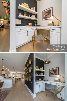 دفتر آشپزخانه مدرن الهام از گوشه و کنار از خانه مدل خشخاش است