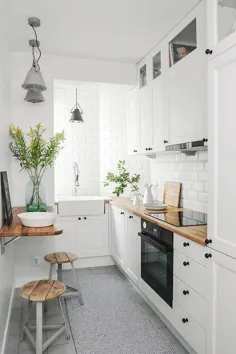 10 ایده شگفت انگیز آشپزخانه برای فضاهای کوچک