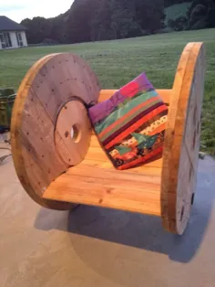 صندلی تاب دار کابل DIY