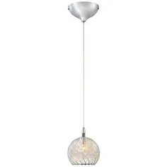 Possini Euro 4 1/2 "Wide Swirl Wire Glass Mini pendant light - # V8381 | Lamps Plus