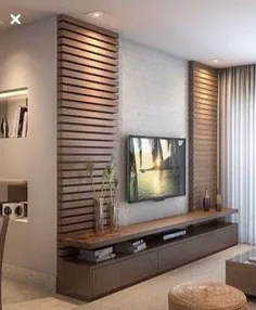 ایده هایی برای ایده های مدرن تزئین دیوار تلویزیون