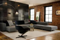 20 ایده طراحی اتاق نشیمن برای مالک بخشی خاکستری