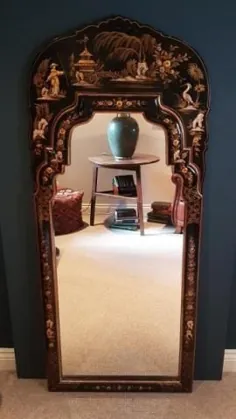 آینه بزرگ عتیقه چینی سازی بزرگ