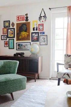 یک آپارتمان حداکثر گرایانه Kitschy “Pee-Wee’s Playhouse-Inspired”