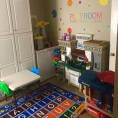 Rainbow Playroom Decal Share تصور کنید دیوار کودکان را بخندید |  اتسی