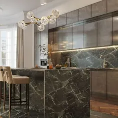 چگونه می توان طراحی کلاسیک و معاصر را در آپارتمان پاریس مخلوط کرد