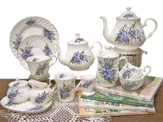 For Me Me Not Heirloom Bone China Tea Set - سرویس 4 نفره - The Teapot Shoppe، Inc.