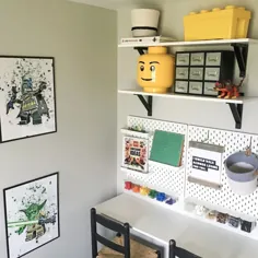 نحوه ساخت یک ایستگاه کاری لگو DIY با استفاده از Ikea Skadis