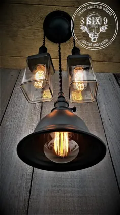 روشنایی آویز نوشیدنی صنعتی و سایه دار - چراغ های iD