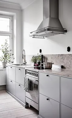 خانه ای کوچک با یک آشپزخانه عالی - طراحی COCO LAPINE