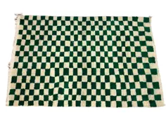 فرش چهارخانه مراکشی Beni ourain فرش بربری مراکشی |  اتسی