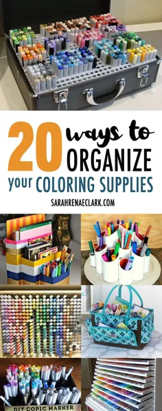 20 روش هوشمندانه برای سازماندهی لوازم رنگ آمیزی خود