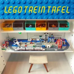 DIY: میز میز قطار LEGO City خانگی - تفریح ​​با بچه ها