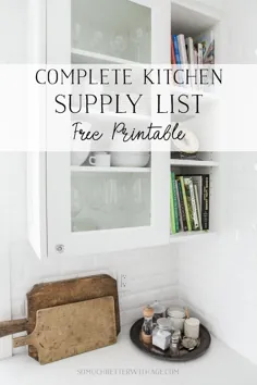 لیست کامل لوازم آشپزخانه - موارد ساده و زیبا برای هر روز و سرگرمی