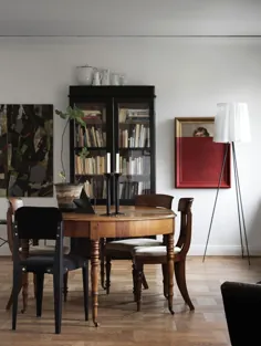 زیرچشمی نگاه کردن در داخل یک خانه خانوادگی زیبا و آرام التقاطی در سوئد - طراحی شمال اروپا
