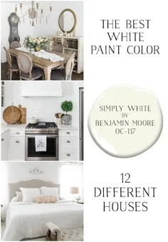 Simply White توسط بنیامین مور - بهترین رنگ سفید رنگ