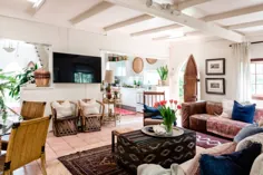 هر اتاق مجردی در خانه استرالیایی این طراح داخلی زرق و برق دار است
