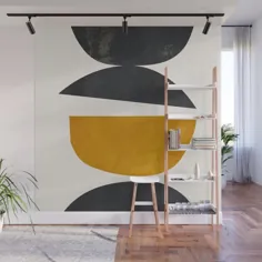 انتزاعی حداقل 23 دیوار نقاشی دیواری توسط thindesign