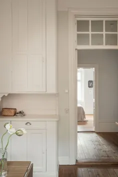 خانه ای با ظاهری تک رنگ و گرم و آرام - طراحی نوردیک