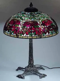 لامپ 22 "Poinsettia Tiffany