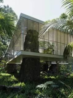 Casa Atibaia یک خانه جنگلی است که طبیعت را در طراحی وحشیانه خود ادغام می کند - IGNANT