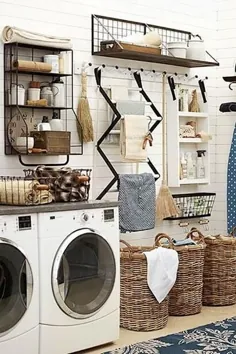 11 ایده اتاق لباسشویی که ما با آن وسواس داریم