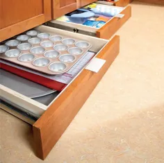 نحوه ساخت کشوهای زیر کابینت و افزایش فضای آشپزخانه
