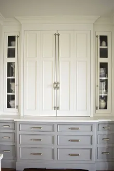 طراحی آشپزخانه سفید با الهام از Nantucket