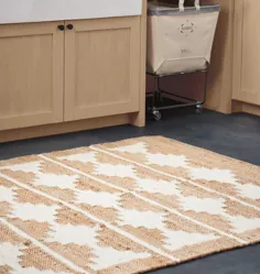 قالیچه بوهمی فرش بوهوی طبیعی جوهت الگوی هندسی |  اتسی
