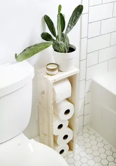 پایه دستمال توالت DIY