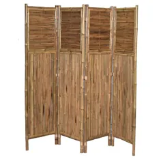 صفحه تقسیم اتاق بامبو 4 پانل Bamboo54