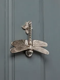 Dragonfly Door Knocker - نیکل