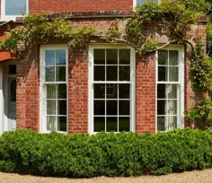 پنجره های بتونی الوار سبک ادواردین را به این خانه خانوادگی بازگرداند