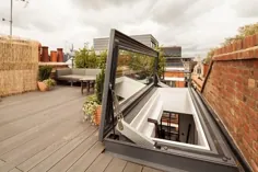 Rooflight دسترسی سقف لولایی Skydoor - چشم انداز شیشه ای