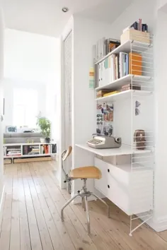 کار از خانه: 5 طراحی میز جمع و جور برای فضاهای کوچک - فضای داخلی MELANIE LISSACK