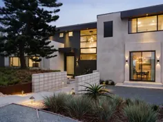 خانه ای مینیمالیستی معاصر با عناصر میانه قرن در کالیفرنیا