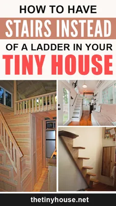 چگونه به جای نردبان در خانه کوچک خود پله داشته باشید