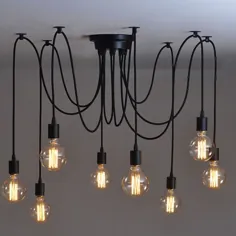 Vintage Leuchte Retro Deckenlampe Pendelleuchte Kronleuchter Loft Edison Lampen |  eBay