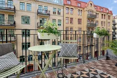 آپارتمان دیدنی و کوچک در سوئد با یک طرح شگفت انگیز