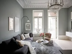 خانه قرن با رنگ دیوارهای عمیق - طراحی COCO LAPINE