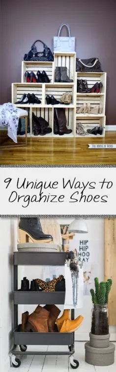 9 روش منحصر به فرد برای سازماندهی کفش • سازمان ناخواسته