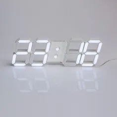 تایمر ساعت دیواری خانگی دی وی دی USB مدرن و مدرن 3D 3D نمایش 24 ساعته و 12 ساعته