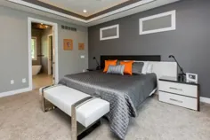 3 گزینه جذاب فرش رنگی با دیوارهای اتاق خواب خاکستری وجود دارد ، کدام ها هستند؟