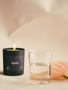 شمع معطر اروماتراپی Eym Naturals Laze