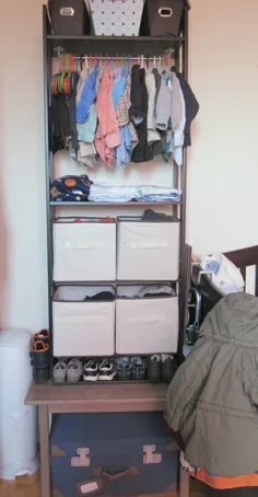 Ikea Hack: From Bookcase to Closet Closet Part 2 Reveal - City of Creative Dreams